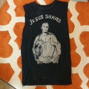 UNIF Jesus Shaves Muscle Tee